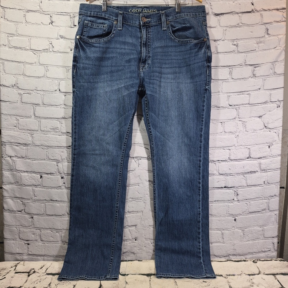 Cody James Men Jeans 38 x 32 Bootcut Medium Wash Blue Western Ranch Wear Rodeo